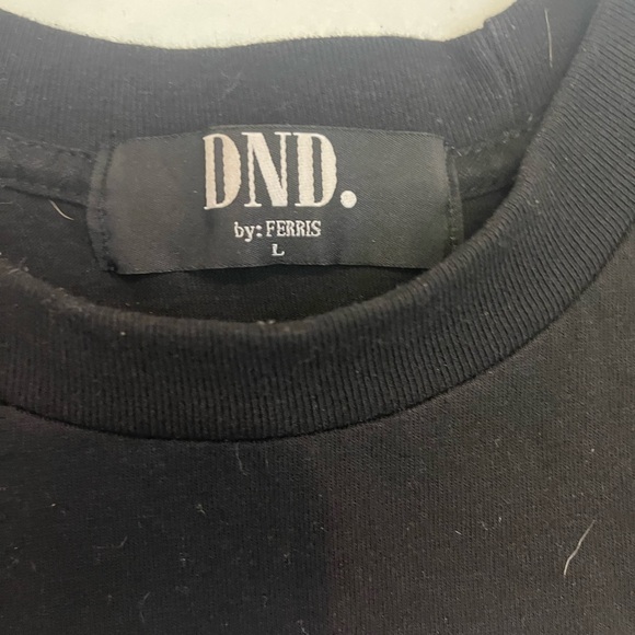 Do Not Disturb DND by Ferris Heavyweight Carmelo Anthony Black T-Shirt Size L - Picture 3 of 4